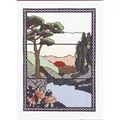 Image of Barbara Thompson Sunset Window - Aida Cross Stitch Kit