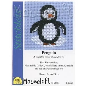 Image 1 of Mouseloft Penguin Cross Stitch Kit