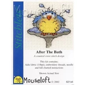 Image 1 of Mouseloft After the Bath Cross Stitch Kit