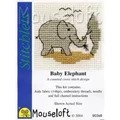 Image of Mouseloft Baby Elephant Cross Stitch Kit