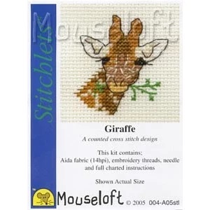 Image 1 of Mouseloft Giraffe Cross Stitch Kit
