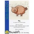 Image of Mouseloft Pig Cross Stitch Kit