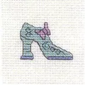 Image of Mouseloft Funky Shoe Cross Stitch Kit