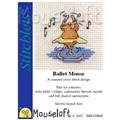 Image of Mouseloft Ballet Mouse Cross Stitch Kit