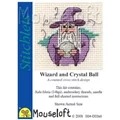 Image of Mouseloft Wizard and Crystal Ball Cross Stitch Kit