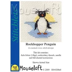Mouseloft Rockhopper Penguin Cross Stitch Kit
