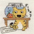 Image of Mouseloft Hello Fishy Cross Stitch Kit