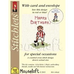 Mouseloft Little Footballer Cross Stitch Kit