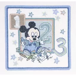 DMC Baby Mickey 123 Cross Stitch Kit