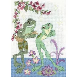 DMC The Frogs Naveen and Tiana Cross Stitch Kit