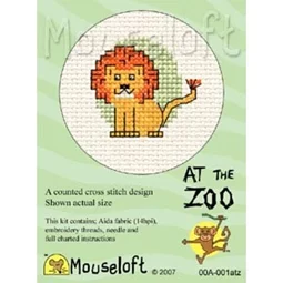 Mouseloft Lion Cross Stitch Kit