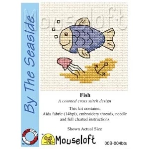 Image 1 of Mouseloft Fish Cross Stitch Kit