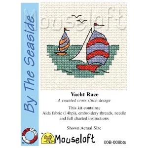 Image 1 of Mouseloft Yacht Race Cross Stitch Kit