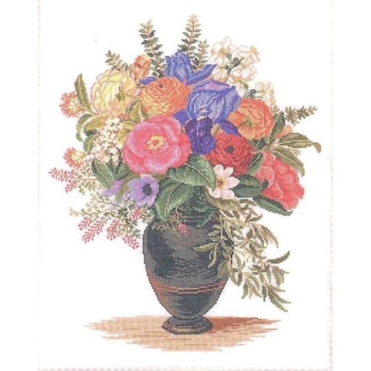 Image 1 of Eva Rosenstand Summer Vase Cross Stitch Kit