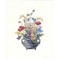 Image of Eva Rosenstand Floral Urn Cross Stitch Kit