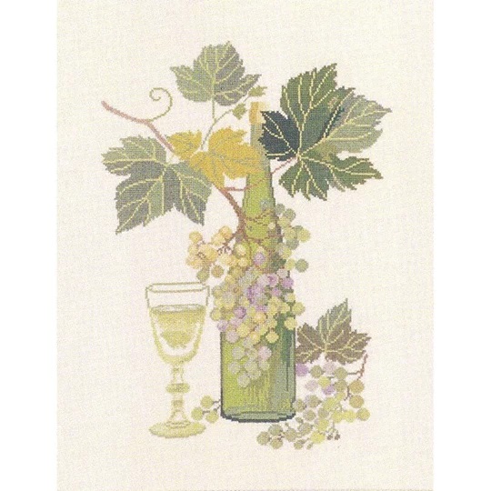 Image 1 of Eva Rosenstand White Wine Cross Stitch Kit