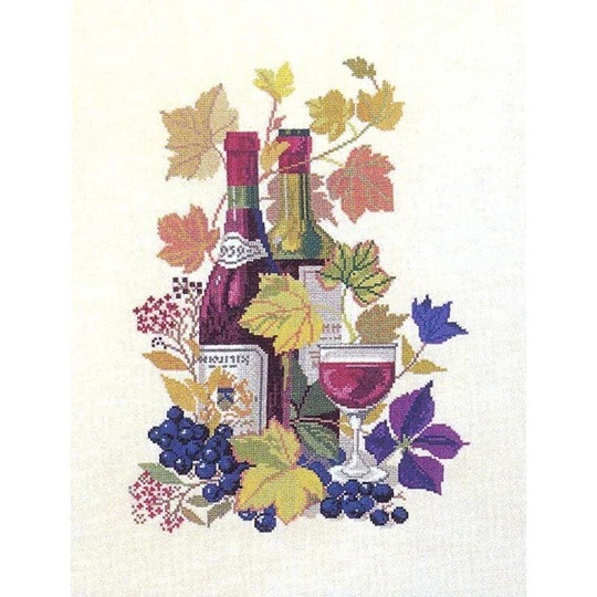 Image 1 of Eva Rosenstand Red Wine Cross Stitch Kit