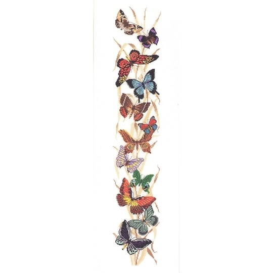 Image 1 of Eva Rosenstand Butterfly Panel Cross Stitch Kit