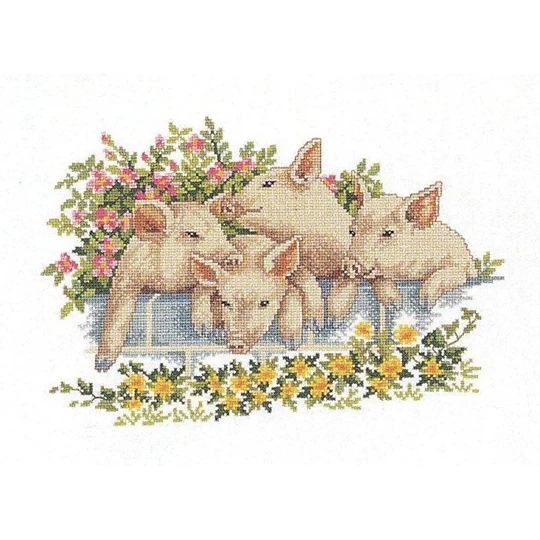 Image 1 of Eva Rosenstand Over the Wall Cross Stitch Kit