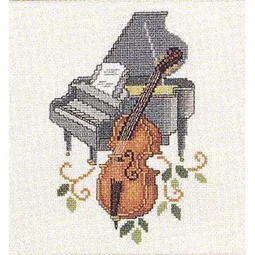 Eva Rosenstand Cello and Piano Cross Stitch Kit