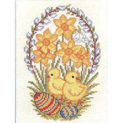 Eva Rosenstand Easter Egg Chicks Cross Stitch Kit