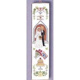 Eva Rosenstand Wedding Bellpull Cross Stitch Kit