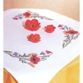 Image of Royal Paris Poppies Tablecloth Cross Stitch Kit
