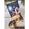 Image of Dimensions Holy Night Stocking Christmas Cross Stitch Kit