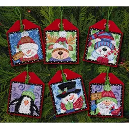 Dimensions Christmas Pals Ornaments Cross Stitch Kit