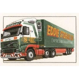 Heritage Eddie Stobart Truck - Aida Cross Stitch Kit
