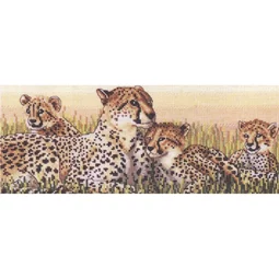Royal Paris Cheetahs Cross Stitch Kit
