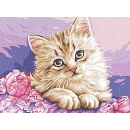 Royal Paris Cute Kitten Tapestry Canvas