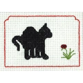 Image of Sarah May Black Cat and Ladybird Cross Stitch Kit