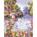 Image of Royal Paris Beautiful Lake Tapestry Canvas