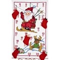 Permin Santa Ski Lift Advent Christmas Cross Stitch Kit