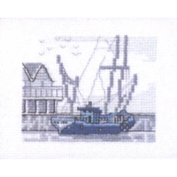 Permin The Dockyards Cross Stitch Kit