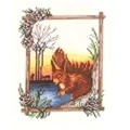 Image of Permin Squirrel Cross Stitch Kit