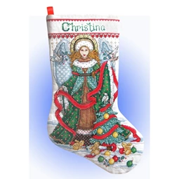 Design Works Crafts Christmas Angel Stocking Cross Stitch Kit