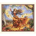Image of Dimensions Fall Fairy Cross Stitch Kit