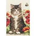 Image of Anchor Cat and Bee Cross Stitch Kit