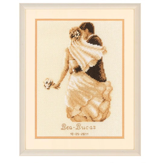 Image 1 of Vervaco Private Moment Sampler Cross Stitch Kit