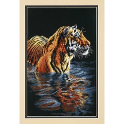 Dimensions Tiger Chilling Out Cross Stitch Kit