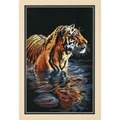 Image of Dimensions Tiger Chilling Out Cross Stitch Kit