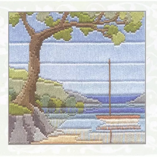 Image 1 of Derwentwater Designs Beach Cove Long Stitch Kit