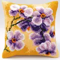 Image of Vervaco Lilac Orchid Cross Stitch Kit