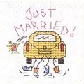 Image of Mouseloft Just Married Cross Stitch Kit