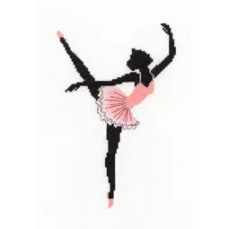 Heather Anne Designs Ballerina Cross Stitch Kit