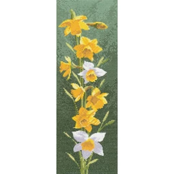 Heritage Daffodil Panel - Aida Cross Stitch Kit