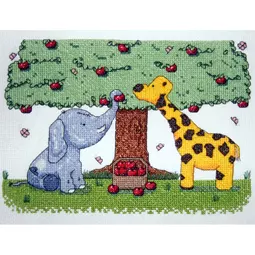 Little Star Stitches Apple Picking Cross Stitch Kit