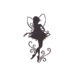 Lanarte Cute Fairy Silhouette Cross Stitch Kit